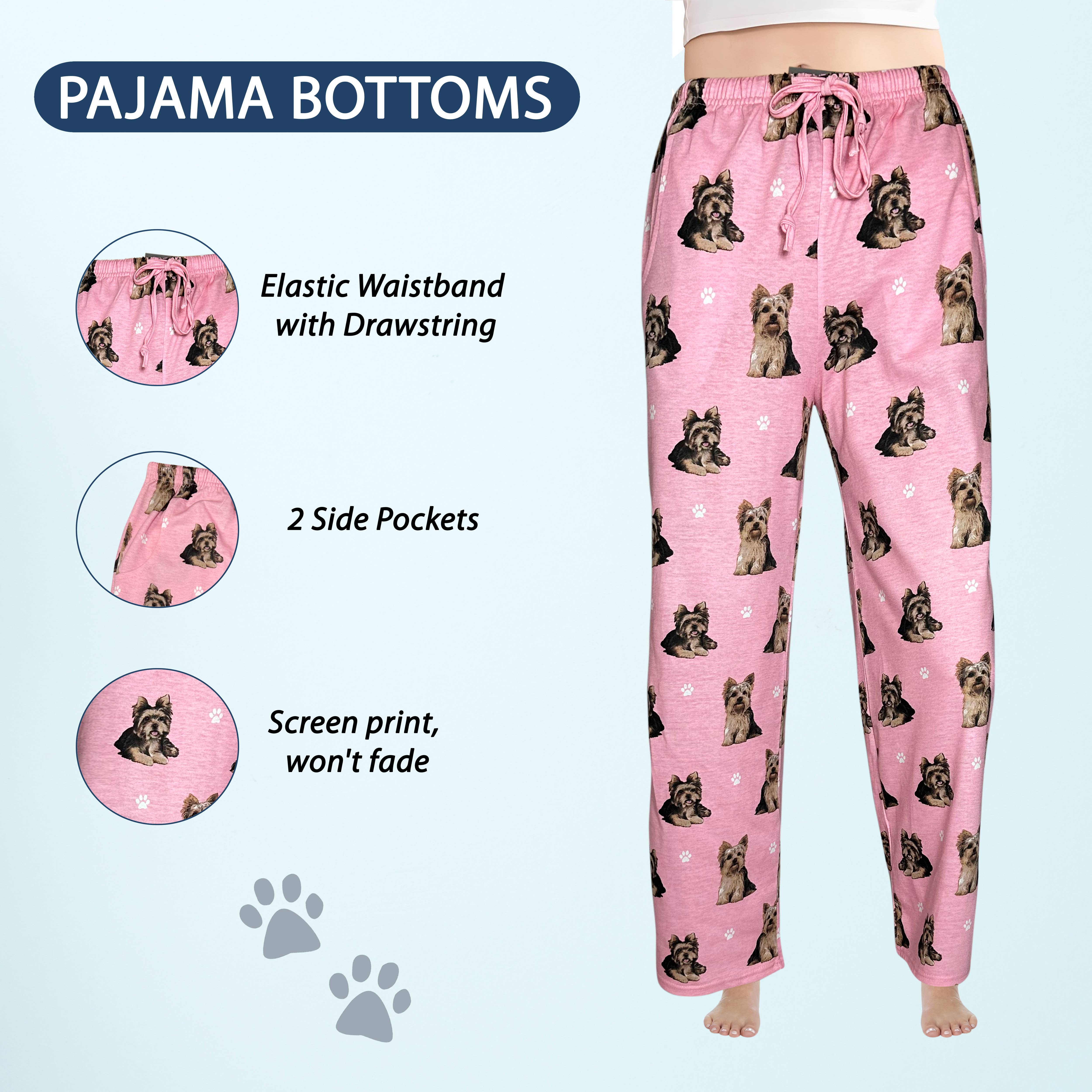 E&S Pets – Engroshandel Pyjamasunderdel - Dame – Yorkie Pyjamasunderdele - Pet Lover Pyjamasbukser1