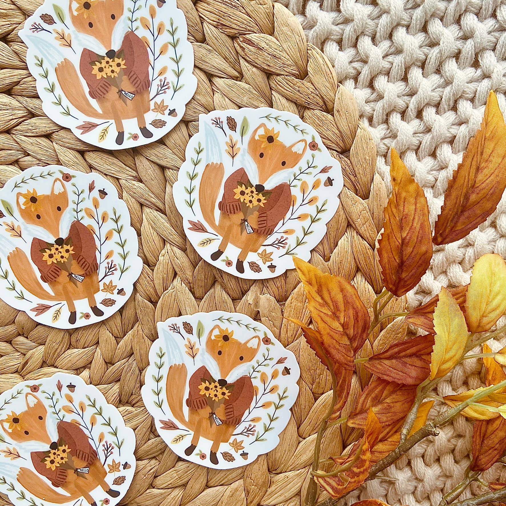 Makerie Day - Wholesale Sticker - Woodland Fox Sticker1