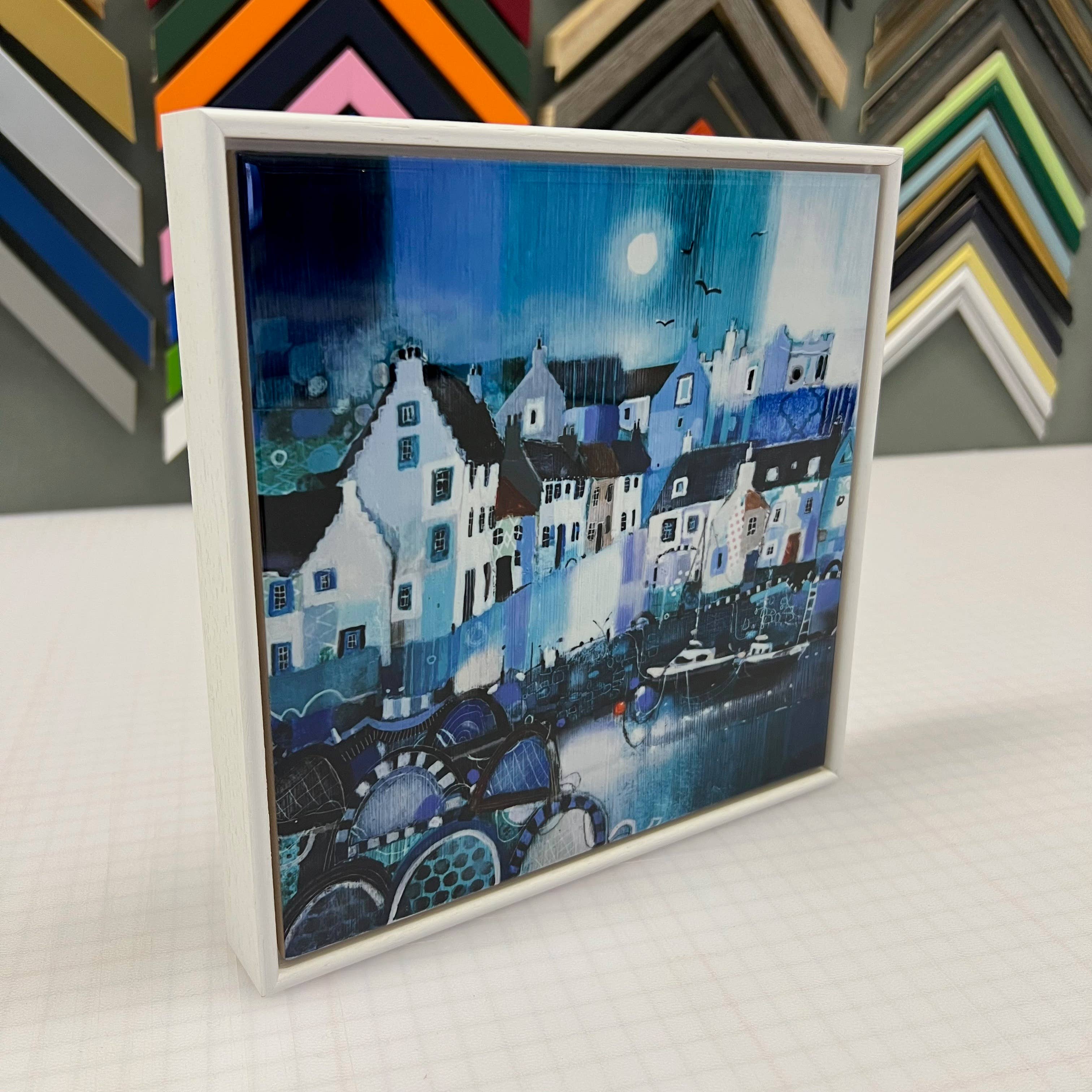 Emma S Davis Artist - Wholesale Art Print - 'Summer Memories, Crail'- Framed Ceramic Tile Art Print2