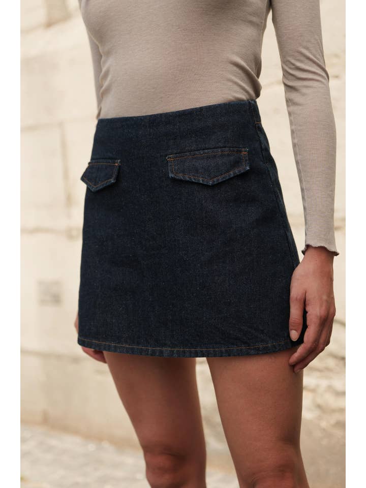 denim brut Jupe James for wholesale on Faire2