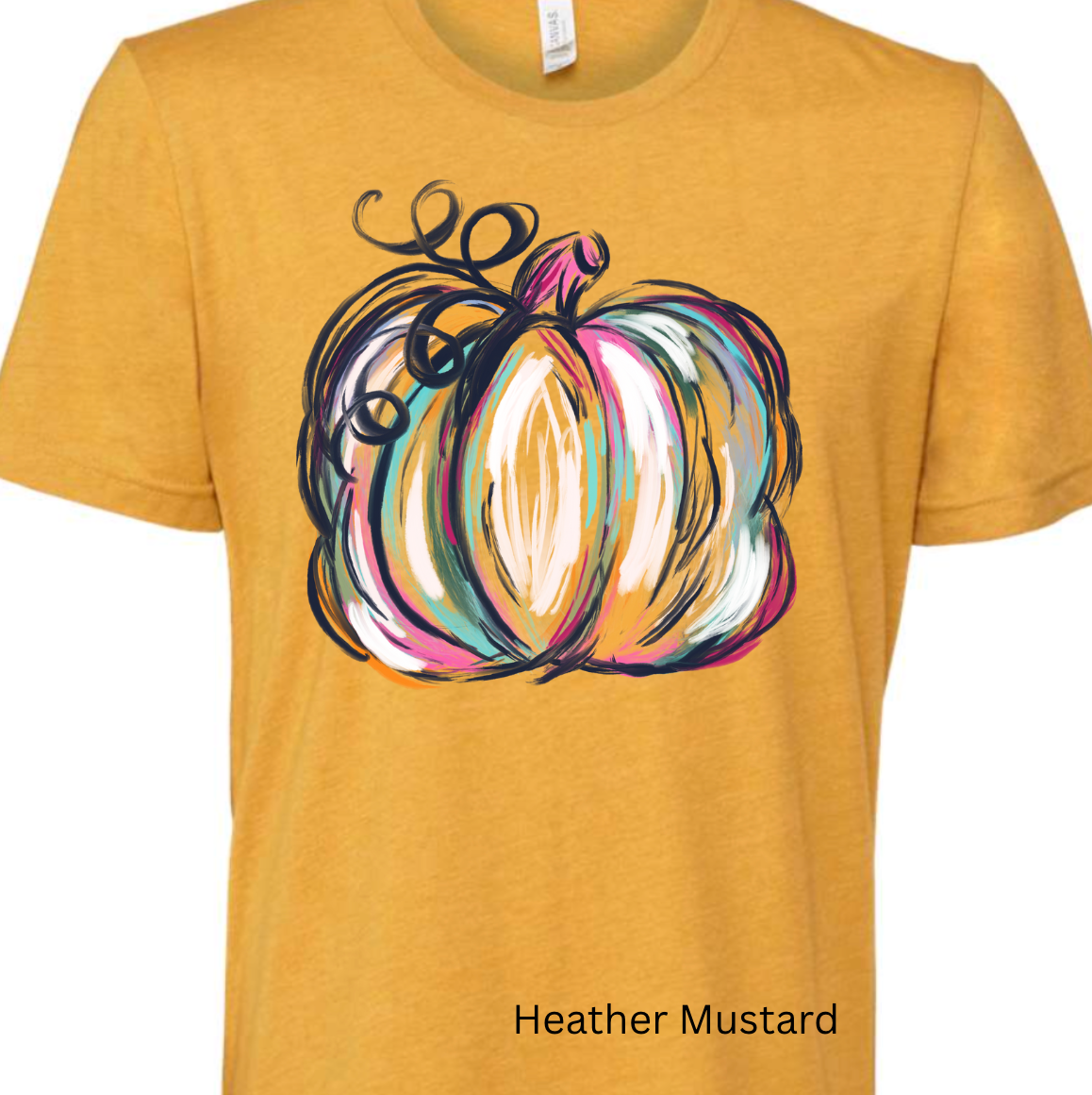 Kiki's Boutique - Wholesale Screen Printed T-Shirt - Women's - Watercolor Pumpkin Tee10