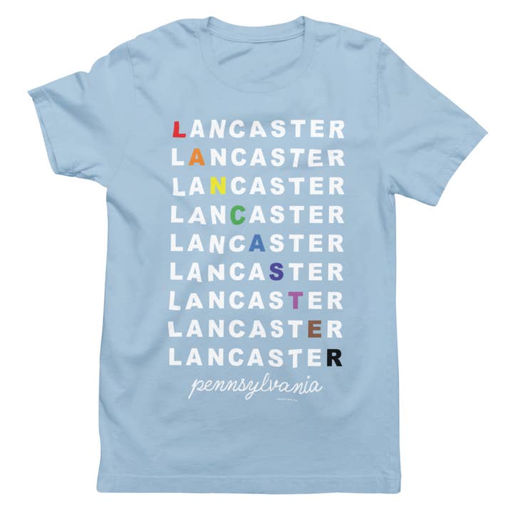 Lancaster, Pennsylvania Pride Shirt for wholesale by Lucky Mfg. Co.