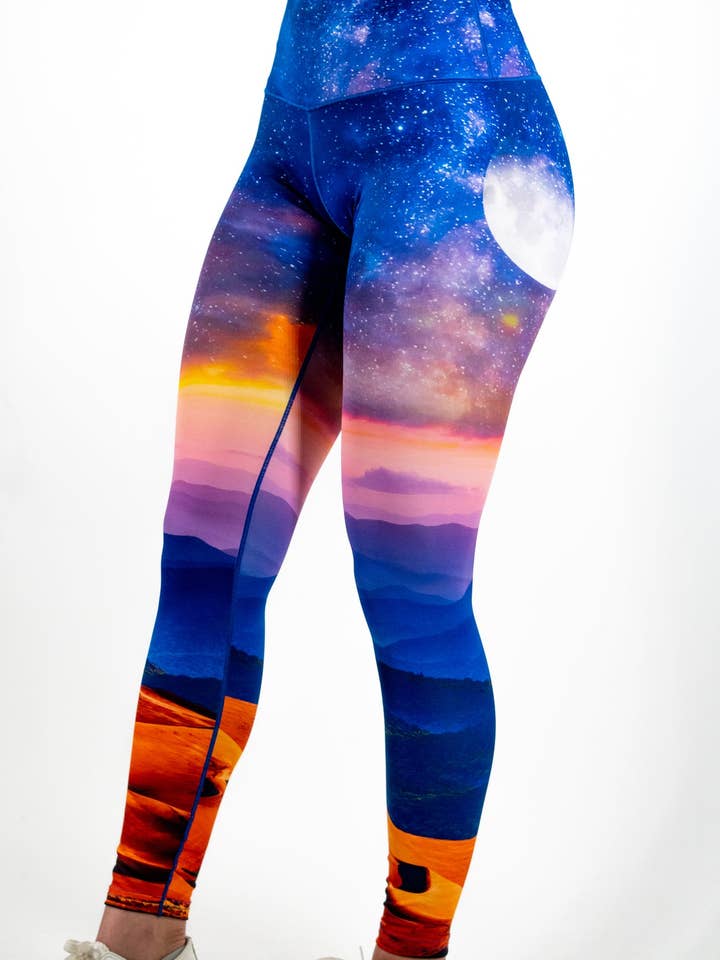 Great Sand Dunes Yoga Pants for wholesale by Colorado Threads