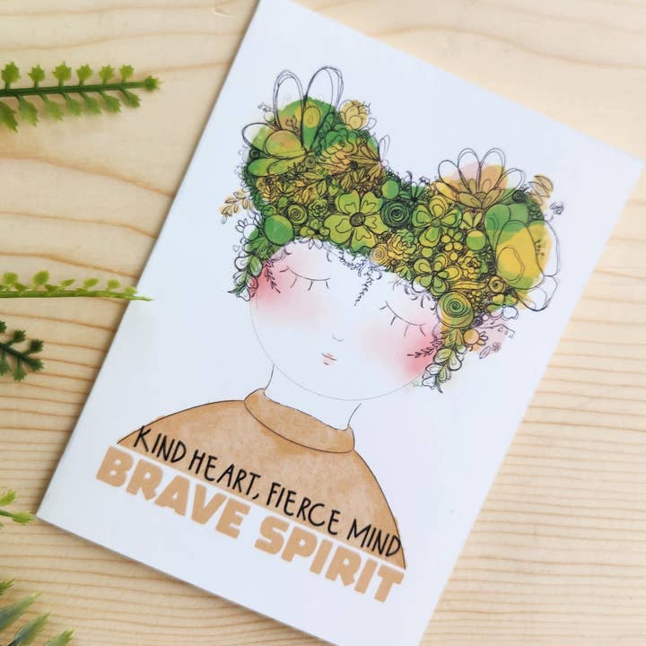 Garden Girls- packaged notecard set of 4 for wholesale by Desmond Brown