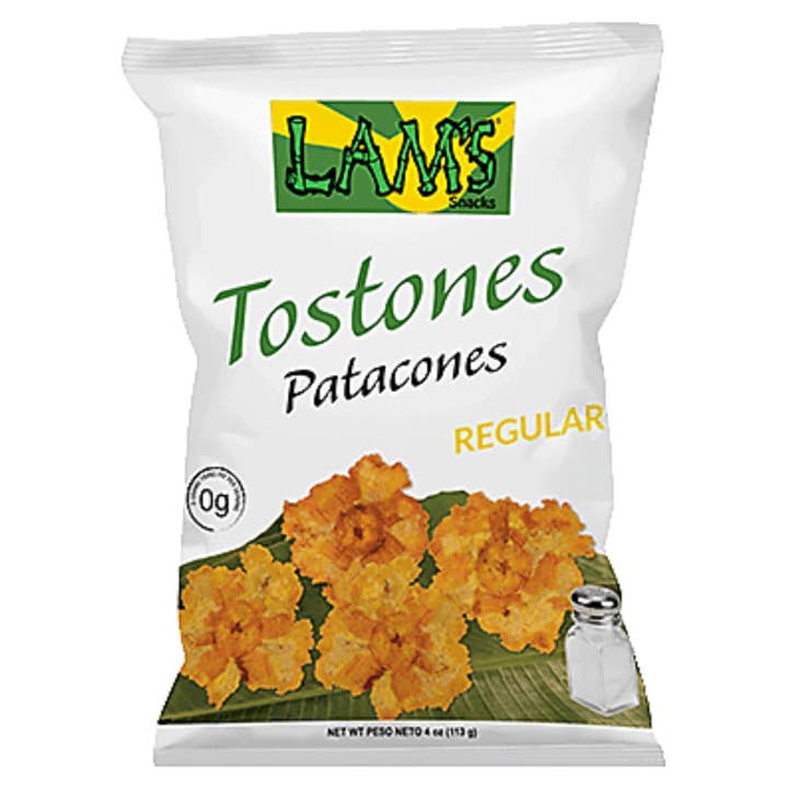 Lam's Tostones Salted, No Trans Fat, Gluten Free, 20 x 4 oz for wholesale by Horizon Top Market