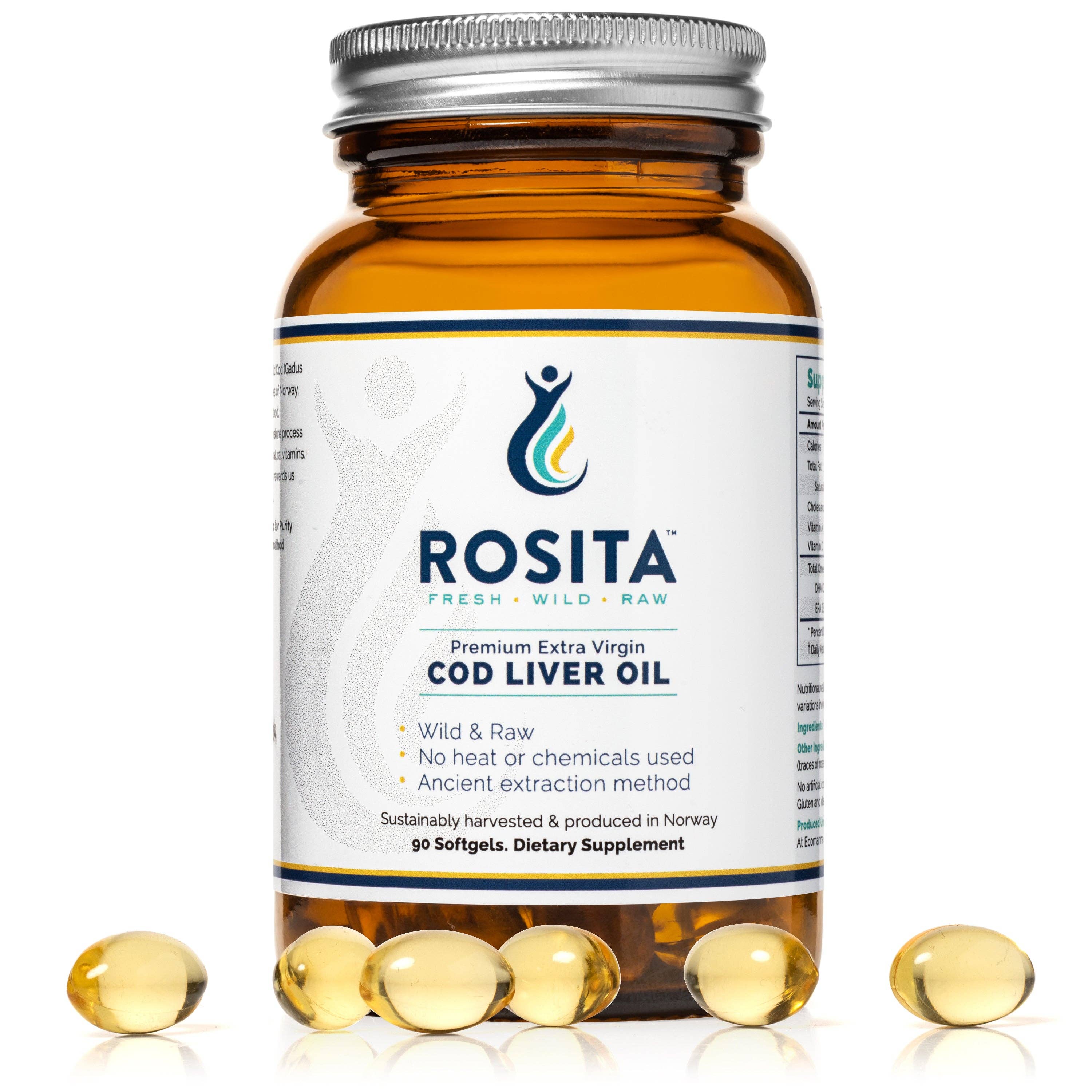 Rosita - Wholesale Oral Supplement/Vitamin - Rosita Extra Virgin Cod Liver Oil Softgels3