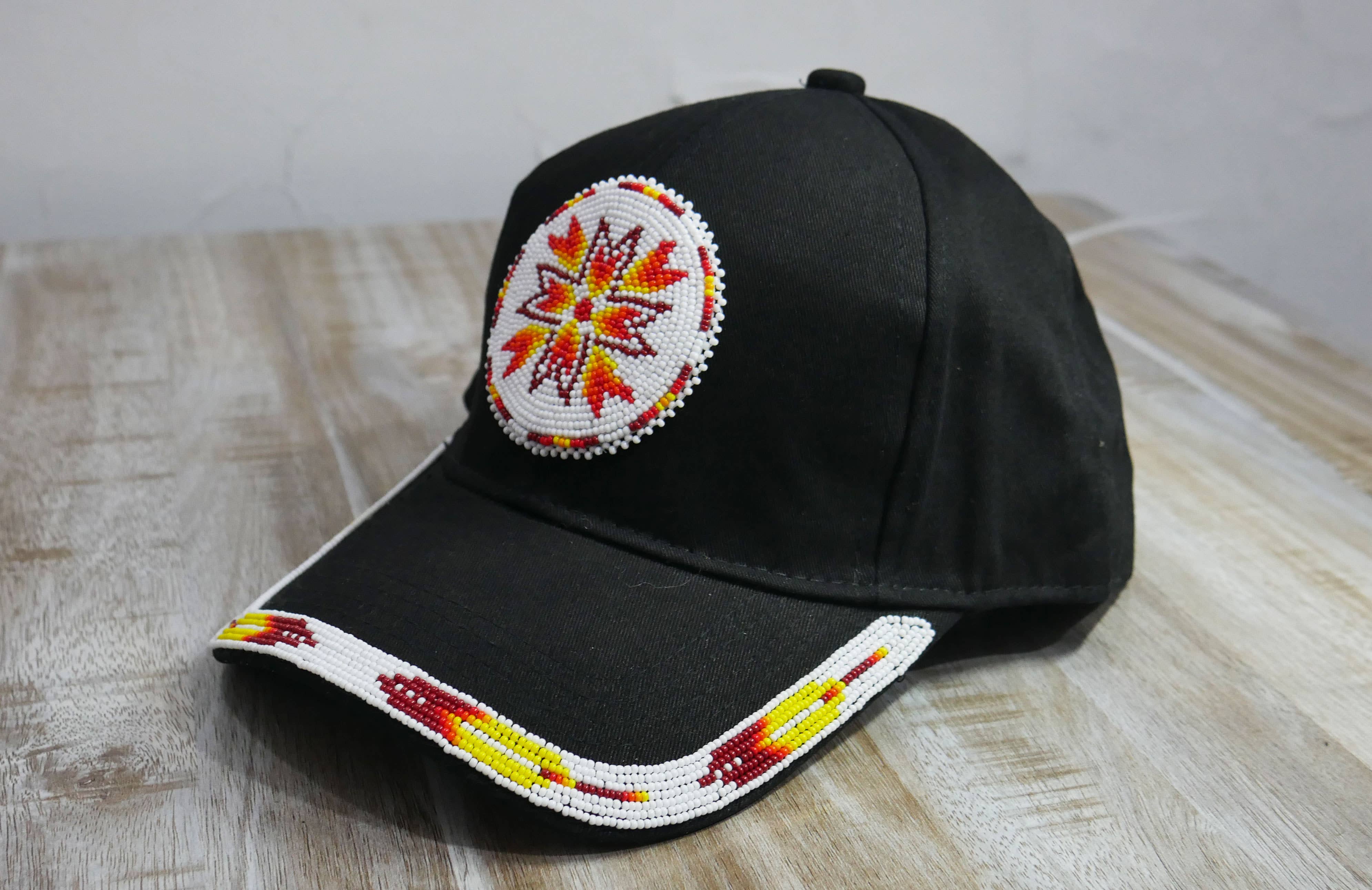 KANGURAH - Wholesale Baseball Cap - Unisex - Native American Beaded cap Beaded Baseball cap Beaded Hat 3