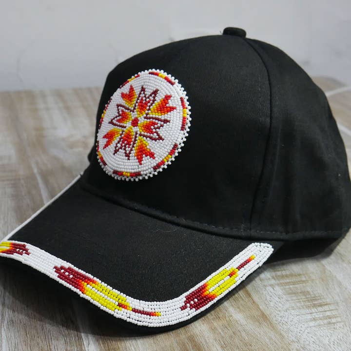 KANGURAH - Wholesale Baseball Cap - Unisex - Native American Beaded cap Beaded Baseball cap Beaded Hat 3