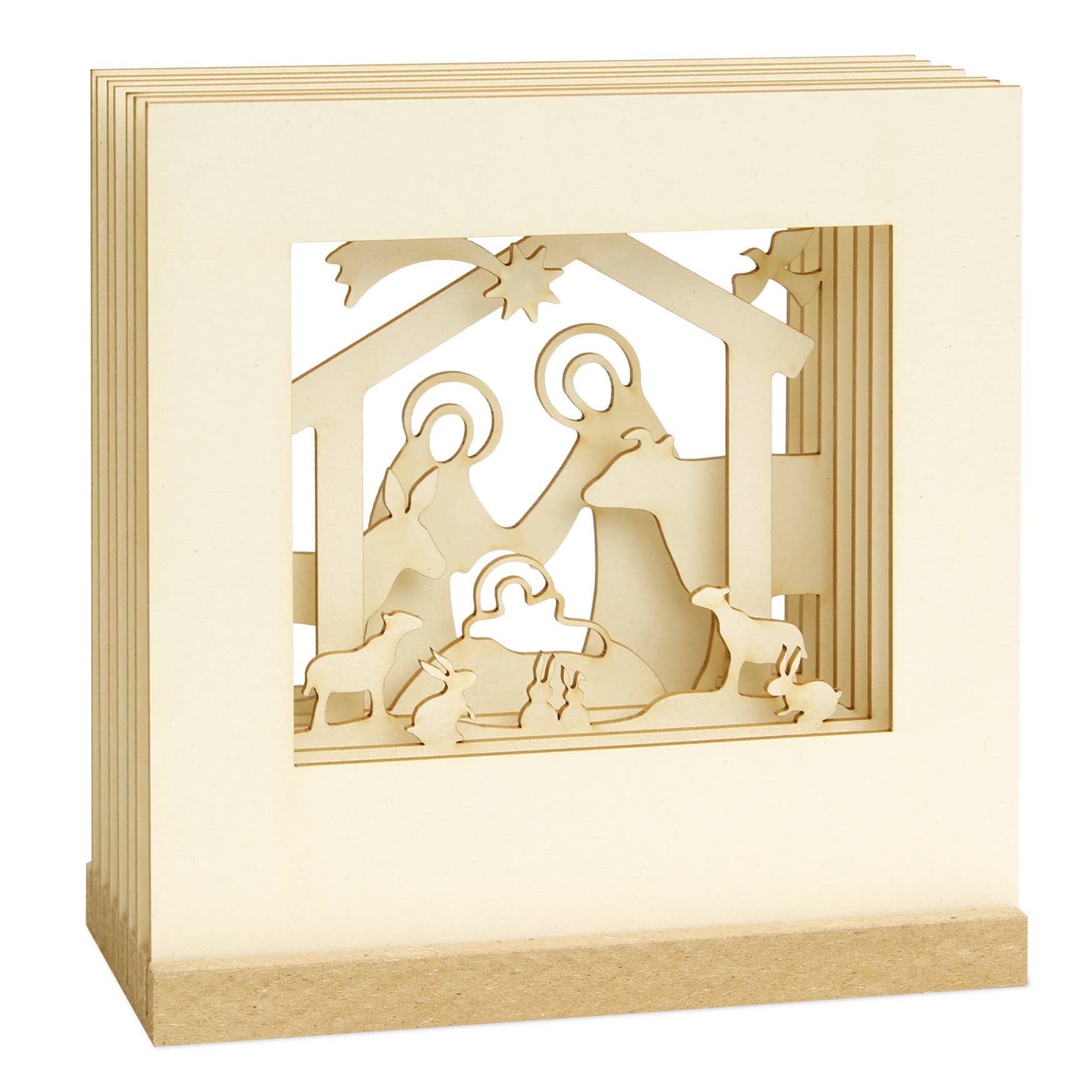 SILHOUBOX - Wholesale Christmas Decoration - Crib Silhoubox L... Christmas crib, Mary, Joseph, Jesus — gift item1