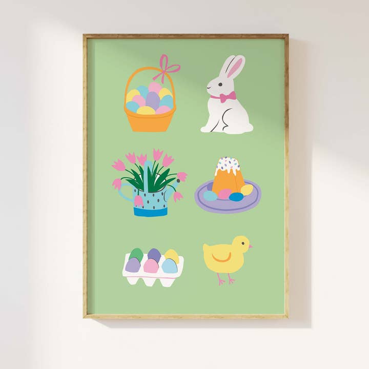 Stampa Cose di Pasqua per la vendita all'ingrosso da parte di April Lane Art
