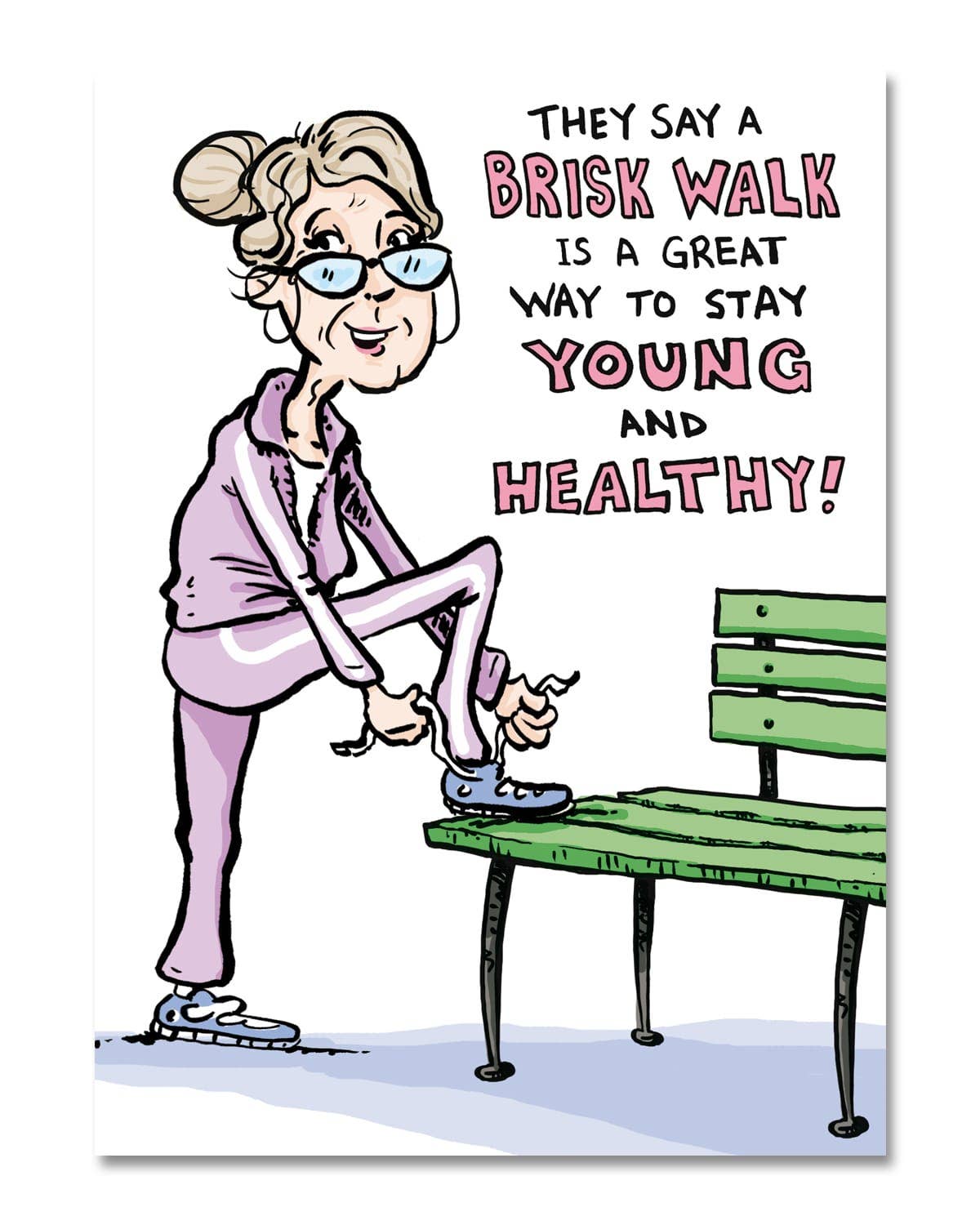 spirit publishing pty ltd - Wholesale Birthday card - Brisk Walk0