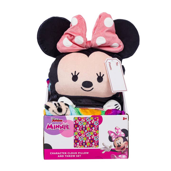Disney Junior Minnie Karakter Sky Pude & Tæppesæt 2 stk for engroshandel hos Deluxe Import Trading