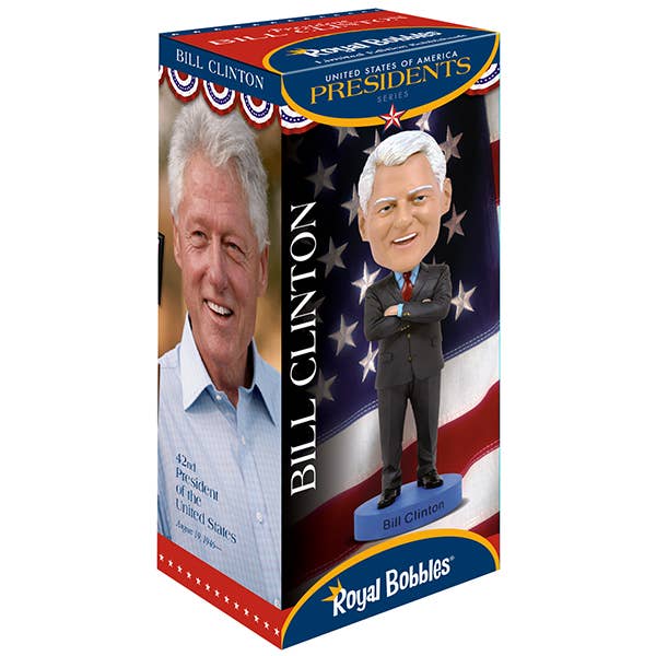 Royal Bobbles - Wholesale Decorative Figurine - Royal Bobbles Bill Clinton Collectible Bobblehead