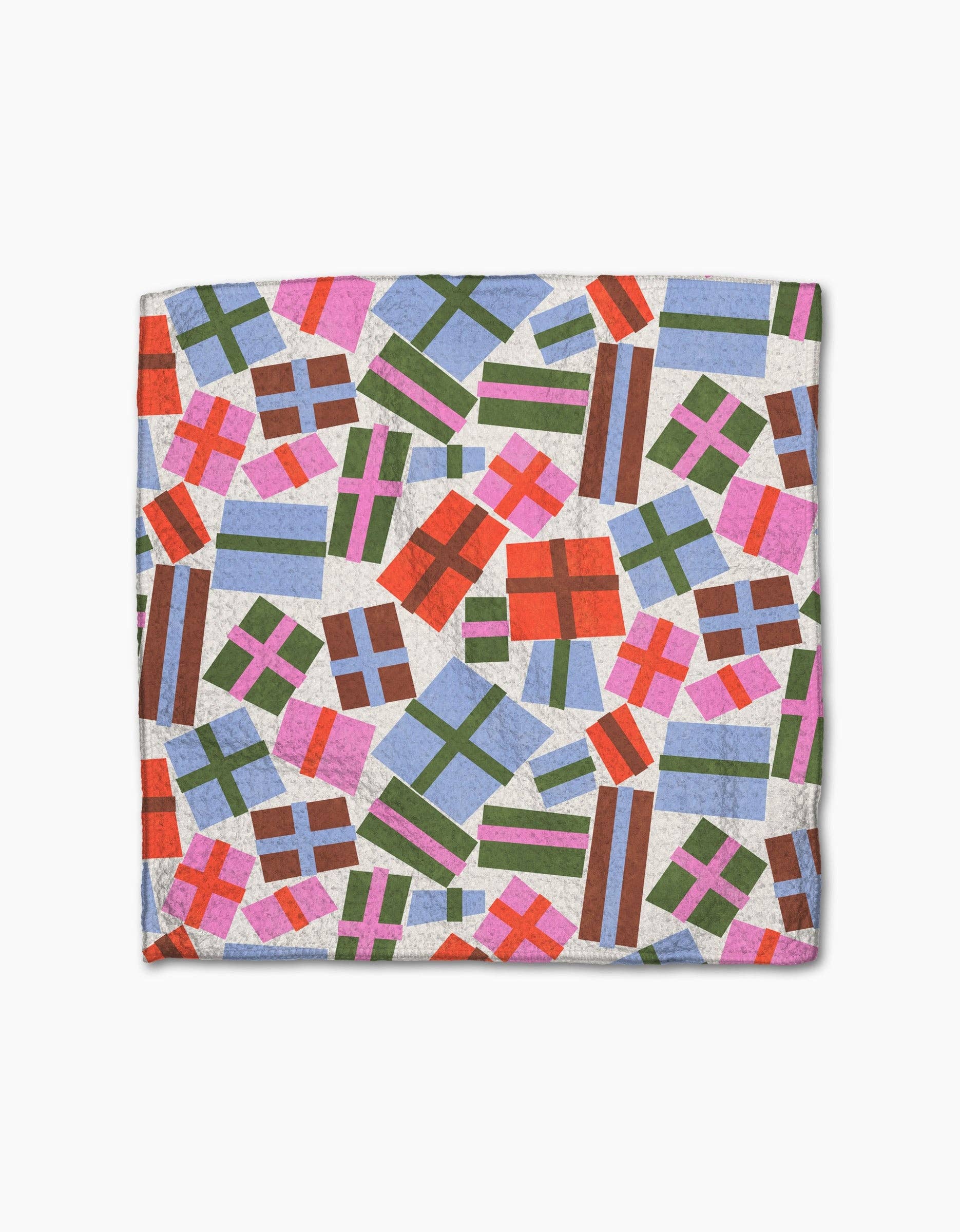 Geometry - Wholesale Dishcloth - Festive Cheer Dishcloth Set2