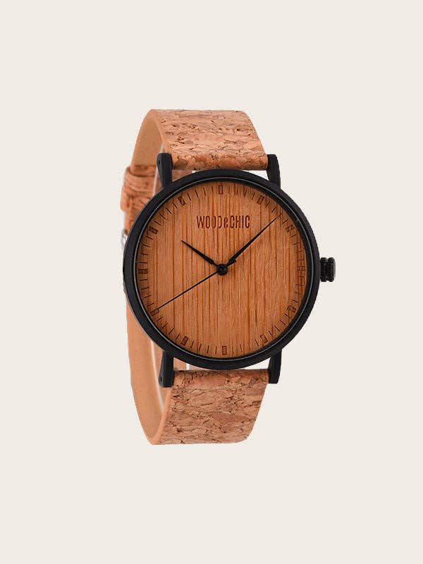 Wood&Chic - Vente Montre – homme - Montre en Bois Homme à Quartz - Caryer0