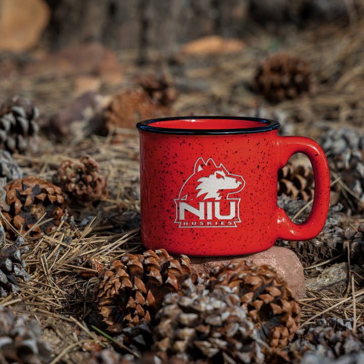 Rico Industries - Wholesale Coffee Mug - NCAA Northern Illinois Huskies 12oz Laser Engr. Mug2