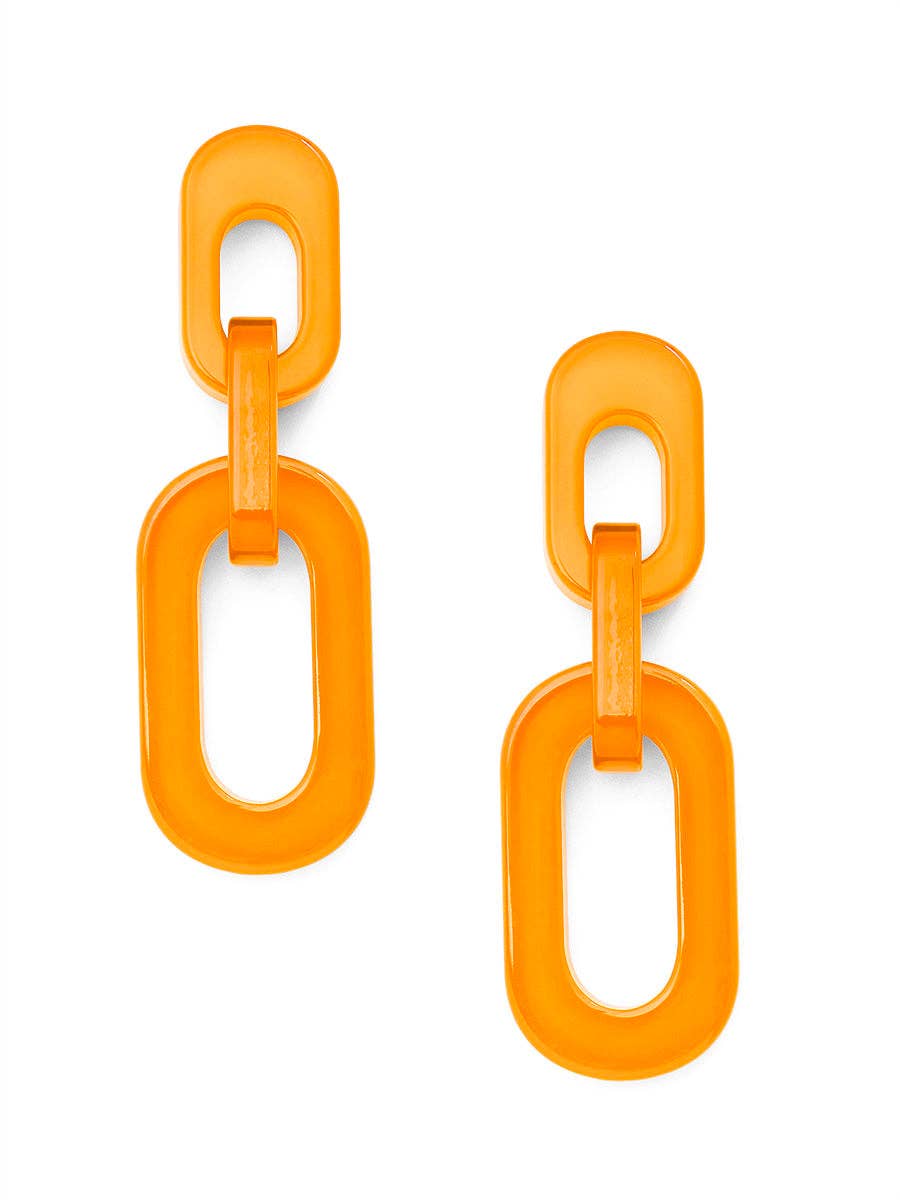 ZENZII Jewelry - Wholesale Dangle Earrings - Resin Cable Chain Drop Earring0