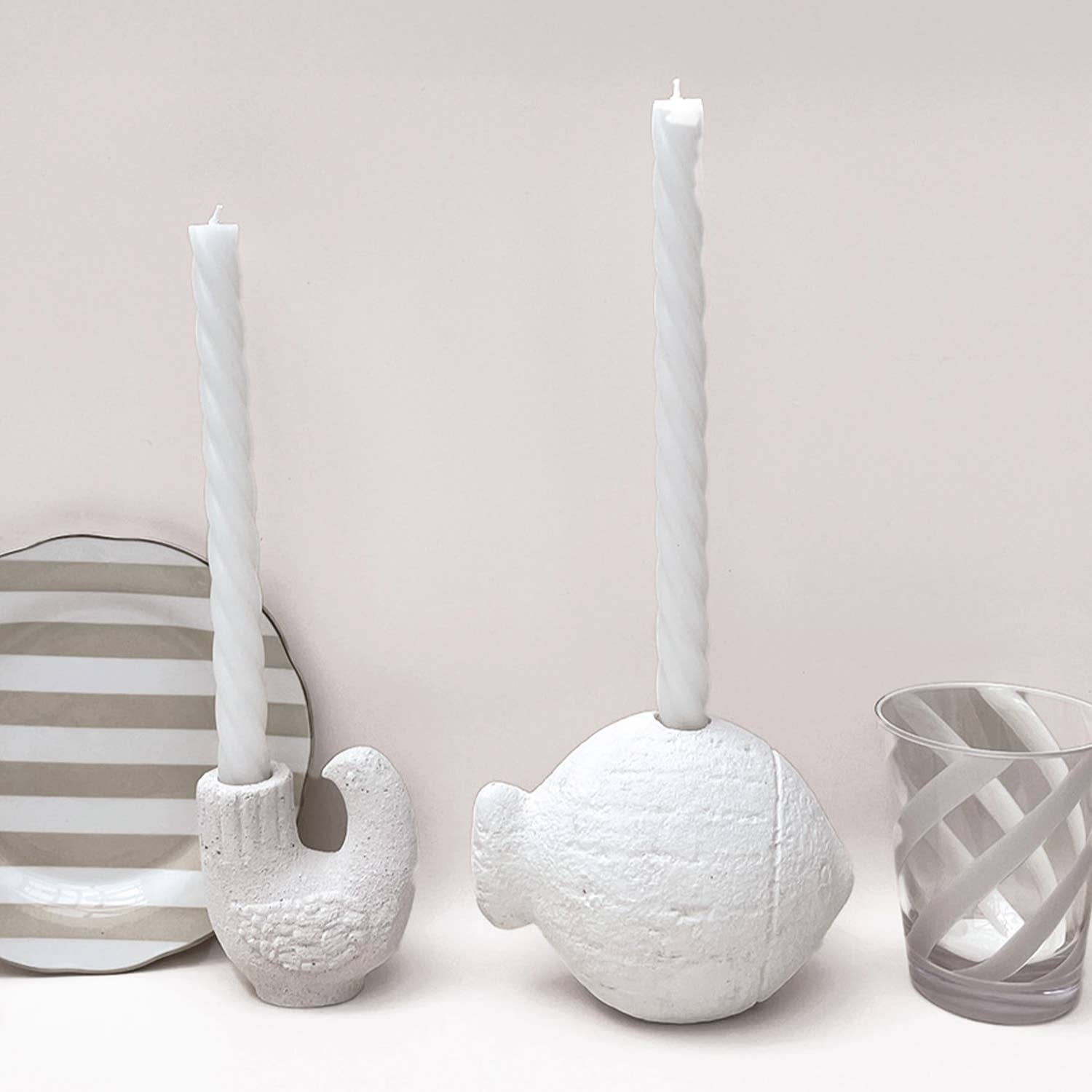 Opjet Paris - Wholesale Candle Holder - Caleo dove candle holder L9.2 W5.1 H10.1cm3