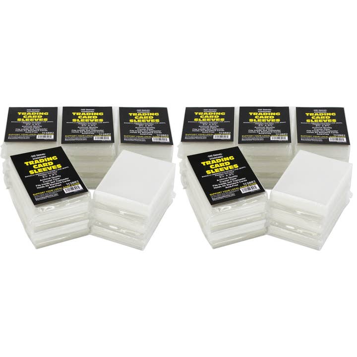 Square Deal Recordings & Supplies - Wholesale Card Game - Trading Card Sleeve - Premium 2mil Polypropylene - 2.6"x3.6"5