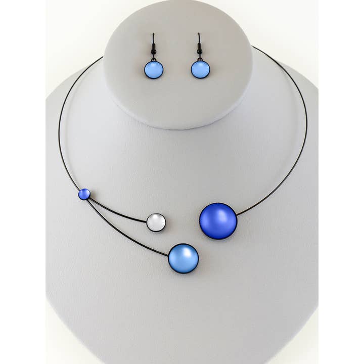 Kristina Collection - Wholesale Pendant/Charm Necklace - 189B-3PL1