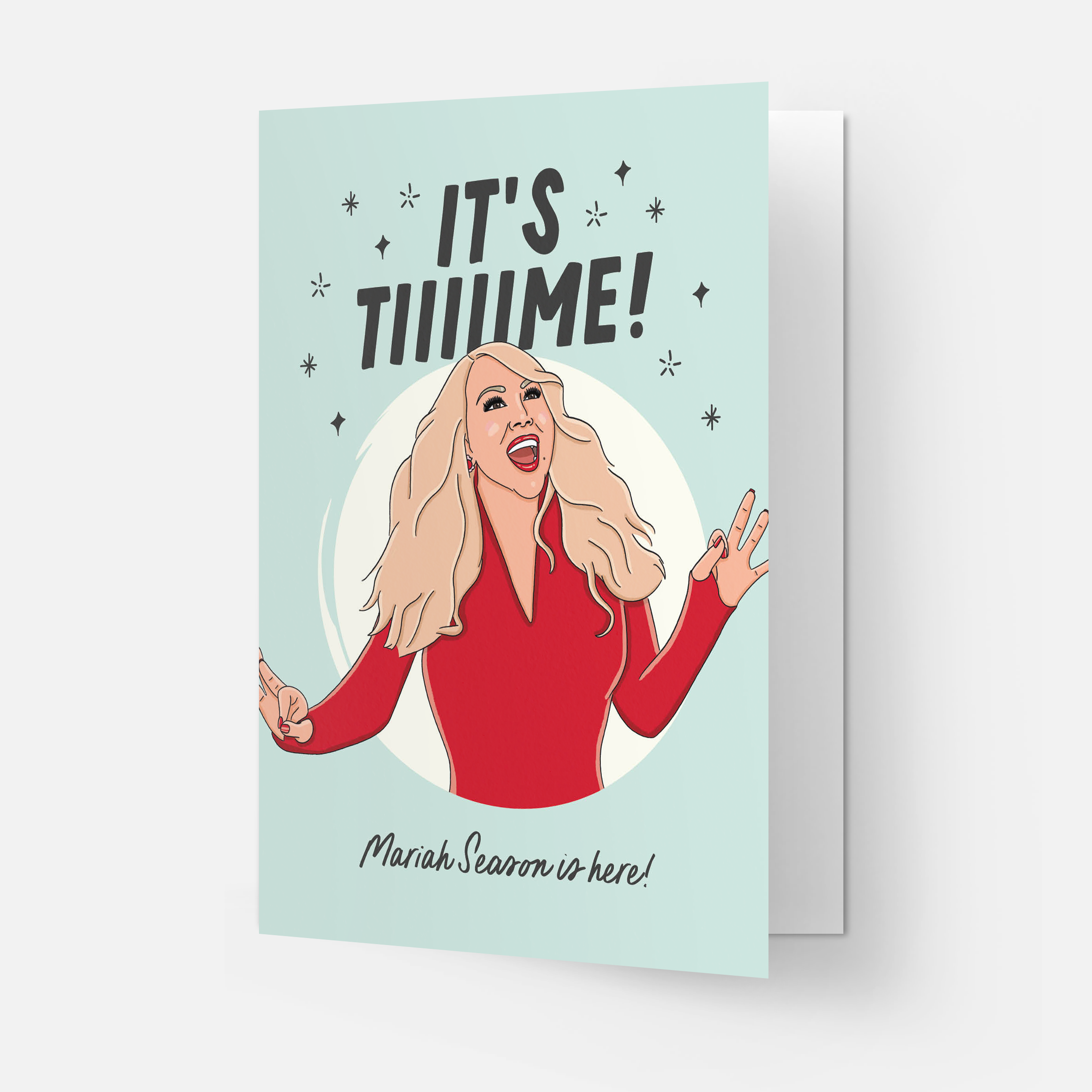 Kaart Blanche - Vente Carte de vœux classique - Carte de vœux It's Time !1