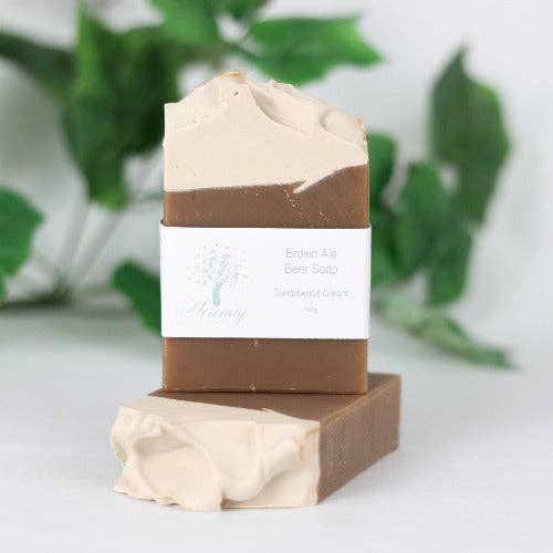 Savon à la bière Brown Ale pour la vente par Serenity Soaps