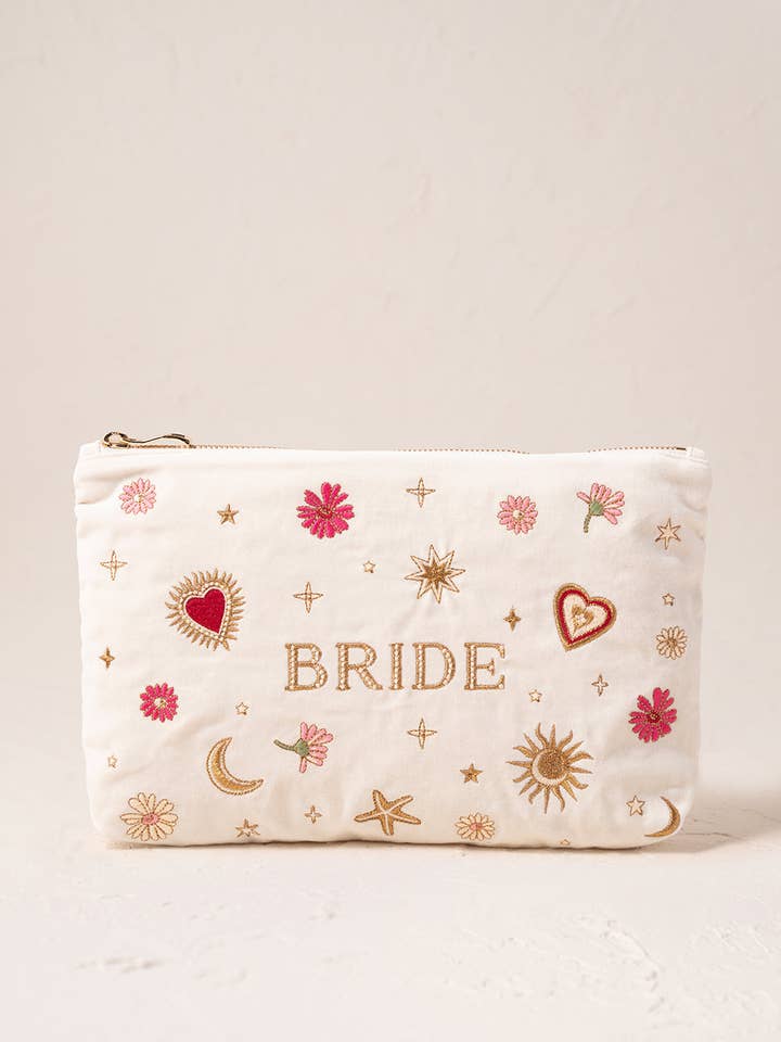 Love Charm Bride Everyday Pouch for wholesale by Elizabeth Scarlett Ltd