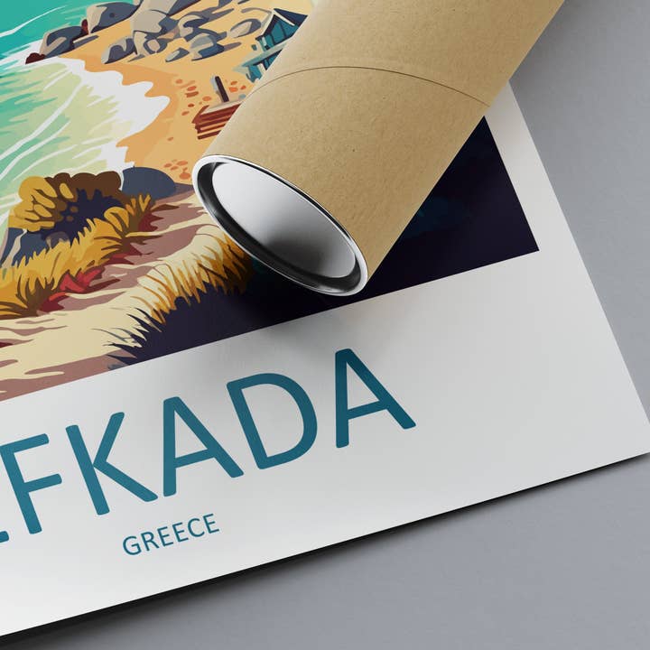 TravelzonaArt – wholesale Poster – Lefkada Greece Travel Poster5