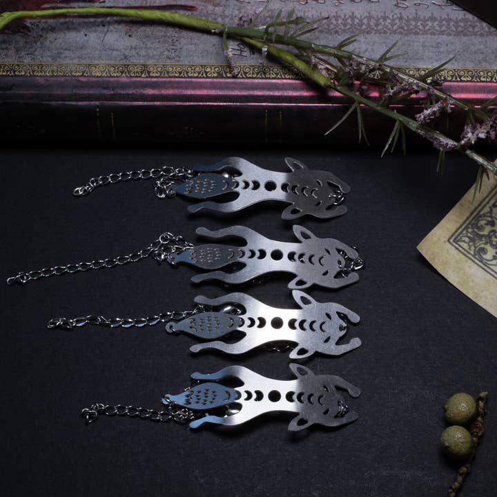 Fox and Moon Stainless Steel Chain Bracelet for wholesale by noemie zomby