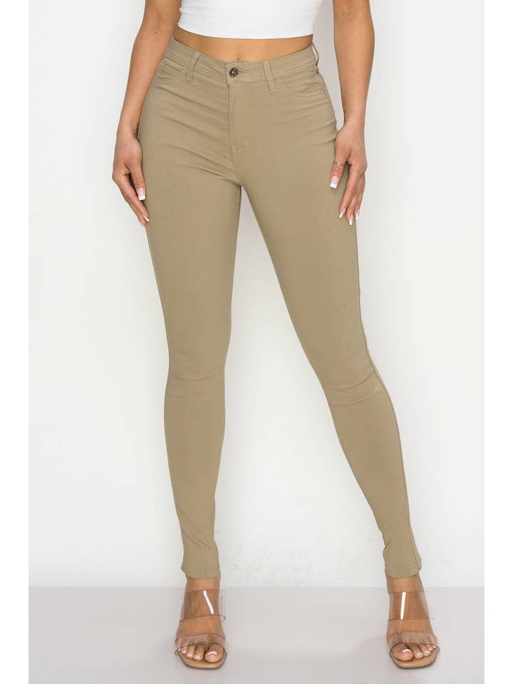 Denim Zone U.S.A. - Wholesale Jeans - Women's - OPEN PACK SUPER STRETCHY UNIFORM COLOR PANTS