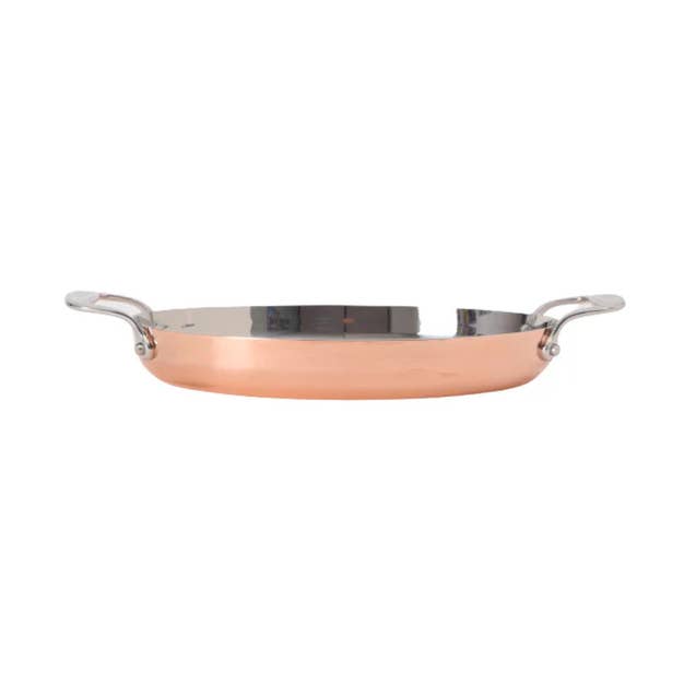 Copper Triply RRVS-120 Oval Pan 12" for wholesale on Faire0
