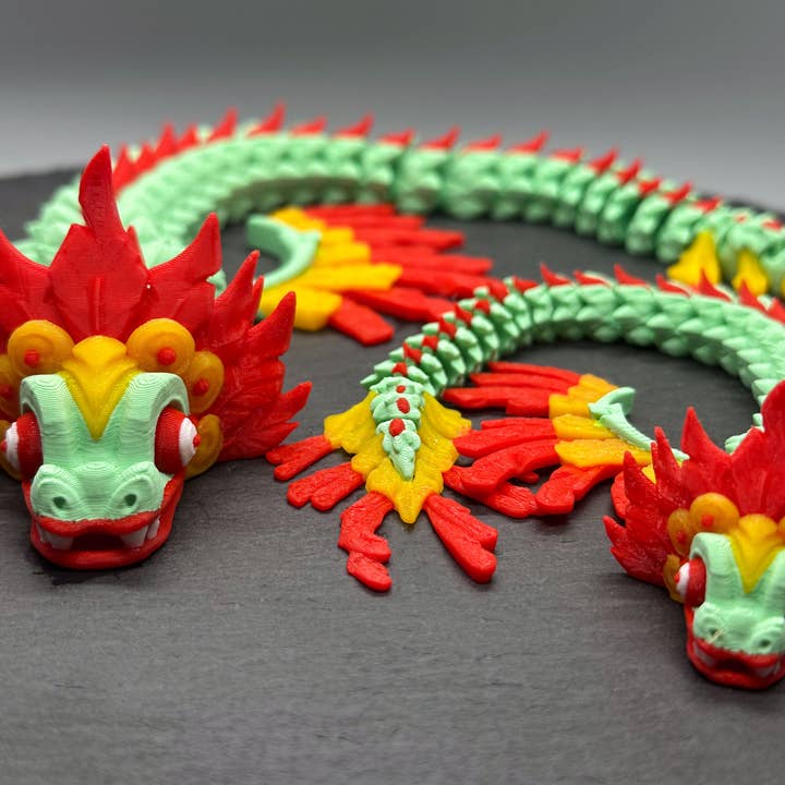 Articulated Aztec Dragon - Quetzalcoatl for wholesale by 3DHotShop