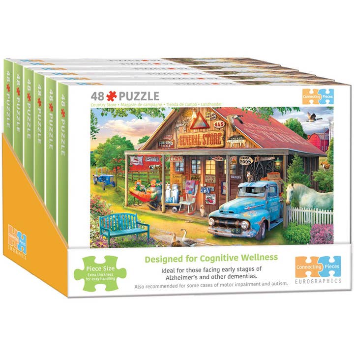 Surtido de Piezas Conectables de 48 piezas (6 Paquetes PDQ) para venta al por mayor de Eurographics Puzzles Europe