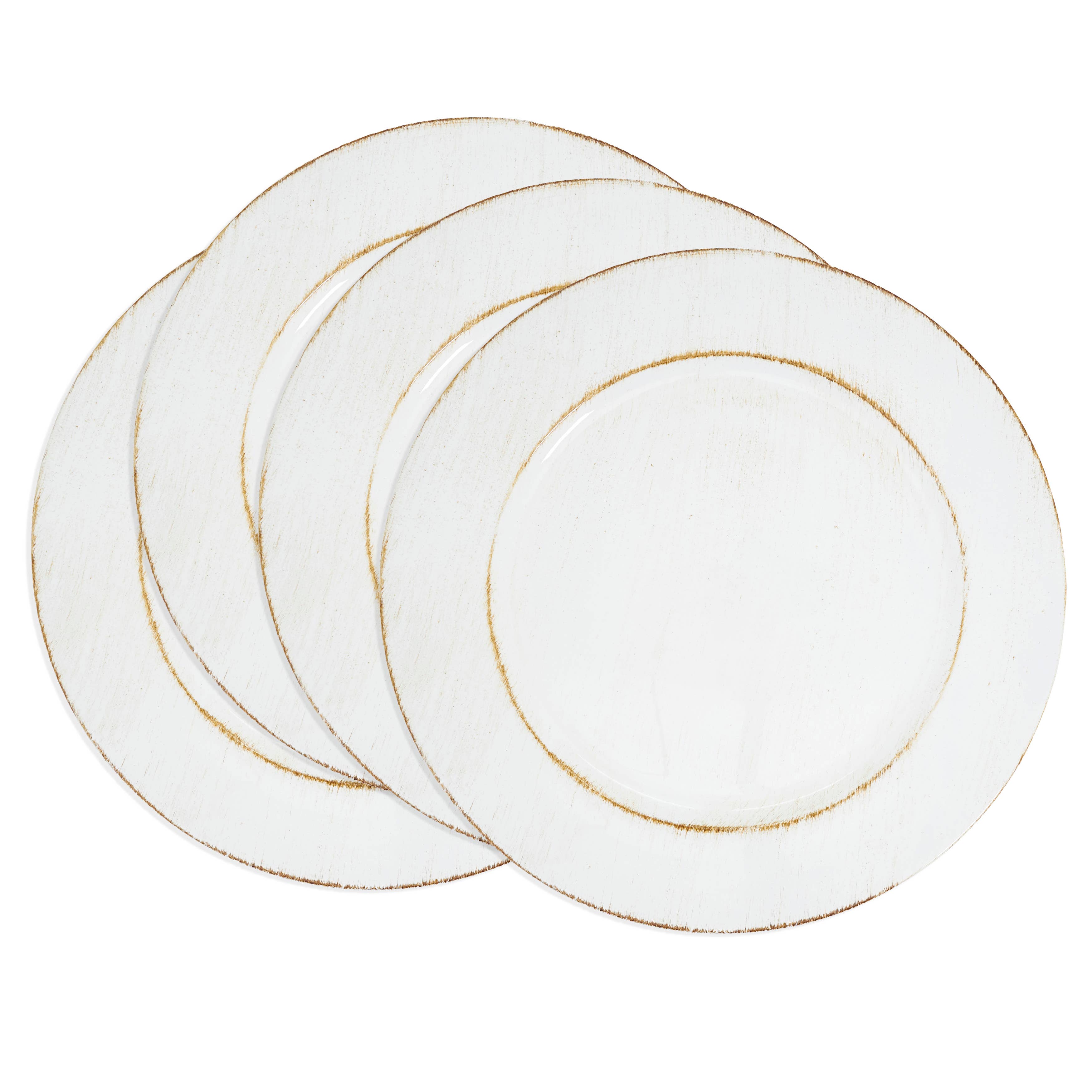 Saro Lifestyle - Wholesale Charger Plate - Vintage-Inspired Distressed Charger Plate6