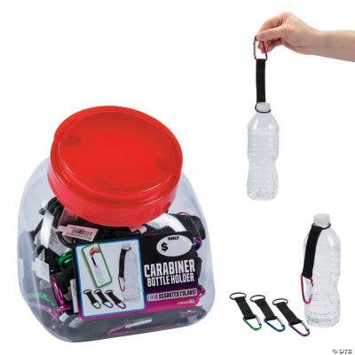 CARABINER BOTTLE HOLDER (PC/UPC, 50/FB) for wholesale by Fun Express