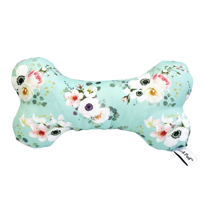 French Azure Bone Dog Toy for wholesale by Coco and Pud