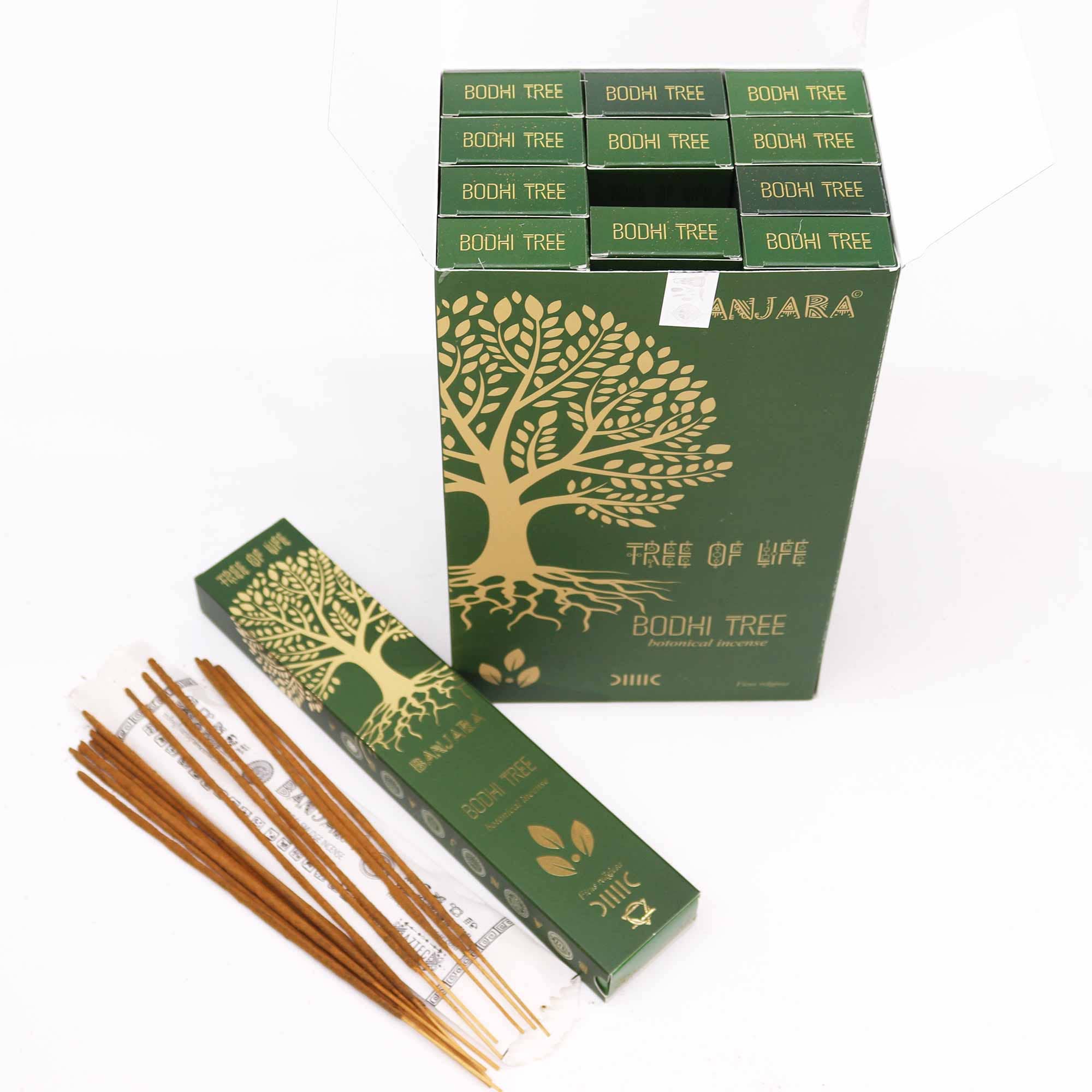 AW Artisan - Wholesale Incense - 12x Banjara Botanical Incense - Bodhi Tree0
