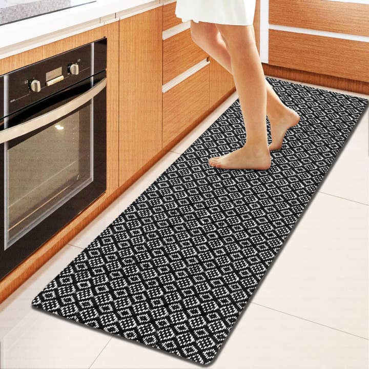 COZY HOMES COLLECTION - Wholesale Floor Mat - Anti-Fatigue Runner Mat Kitchen/Bathroom Handwoven 18x48''9