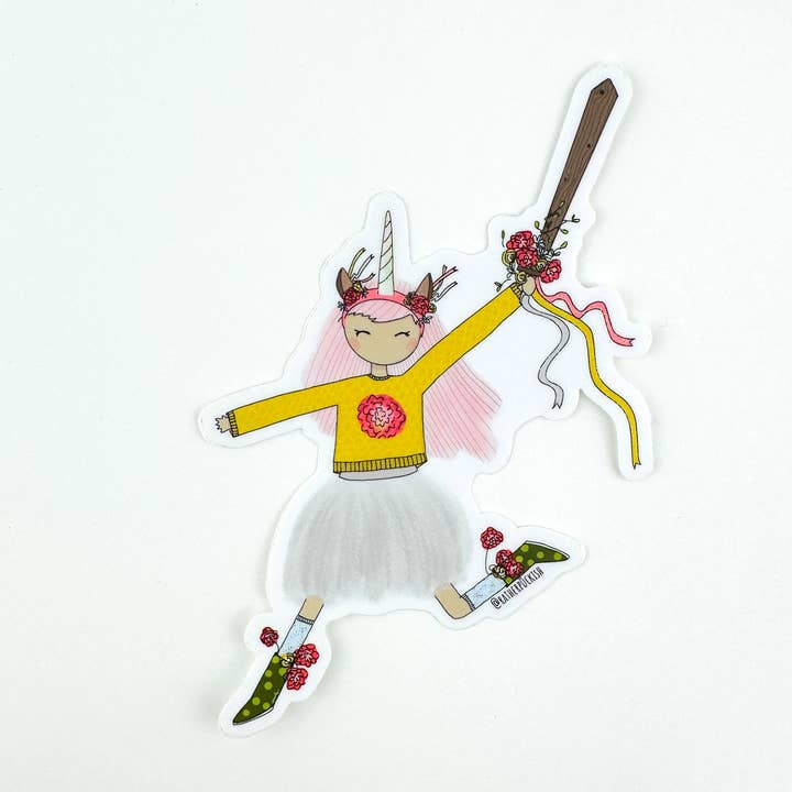 Rather Puckish - Wholesale Sticker - With Abandon! Sticker