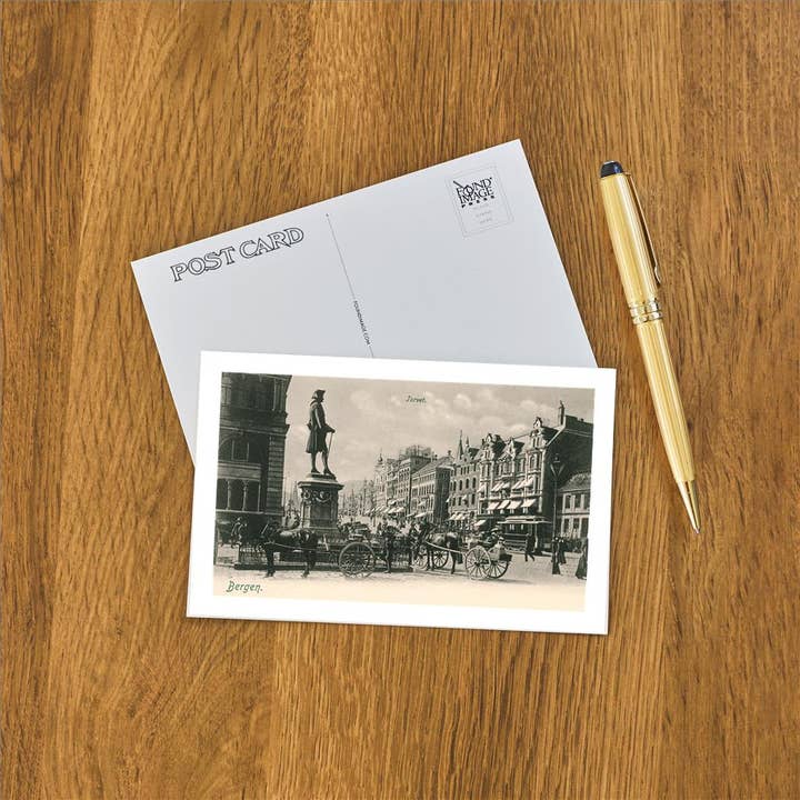 Found Image Press - Wholesale Postcard - Postcard MF-512 Torvet, Bergen, Norway1