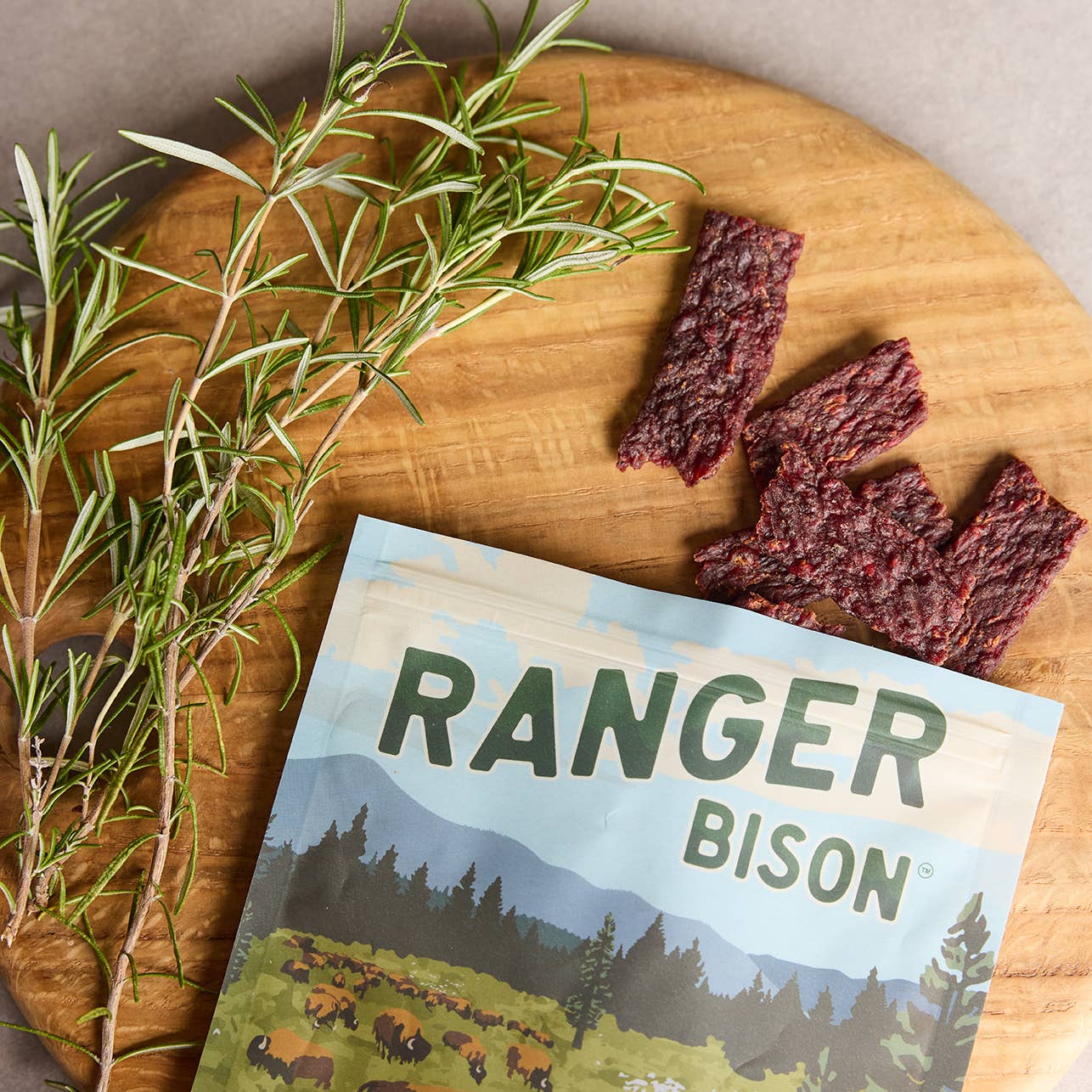 Ranger Bison - Wholesale Jerky - Hickory Smoked Bison Jerky Strips (Original)4