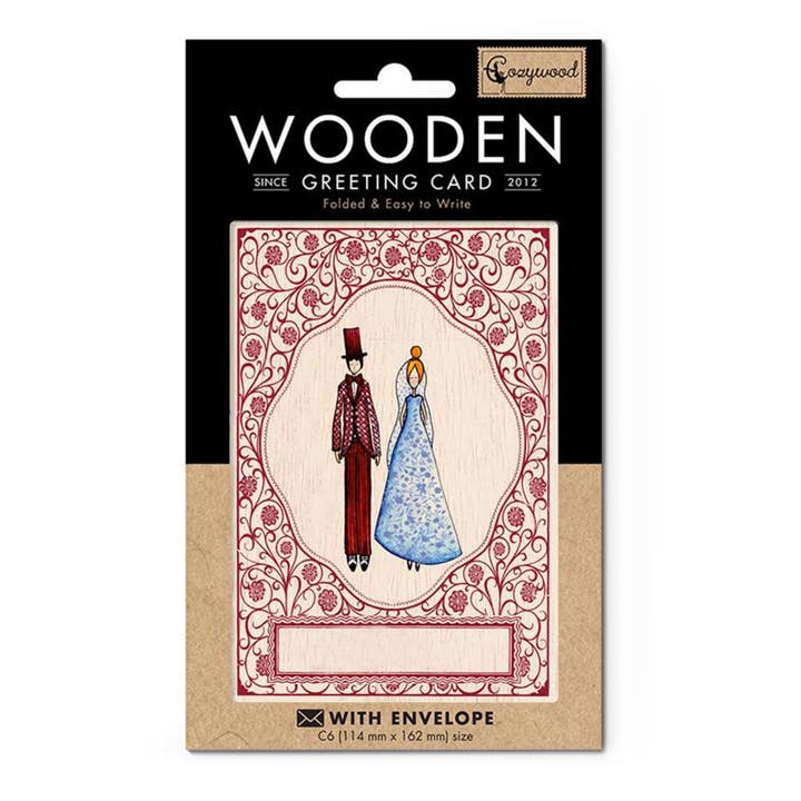 Cozywood – Engroshandel Bryllupskort – Eventyr Bryllup Træ Lykønskningskort