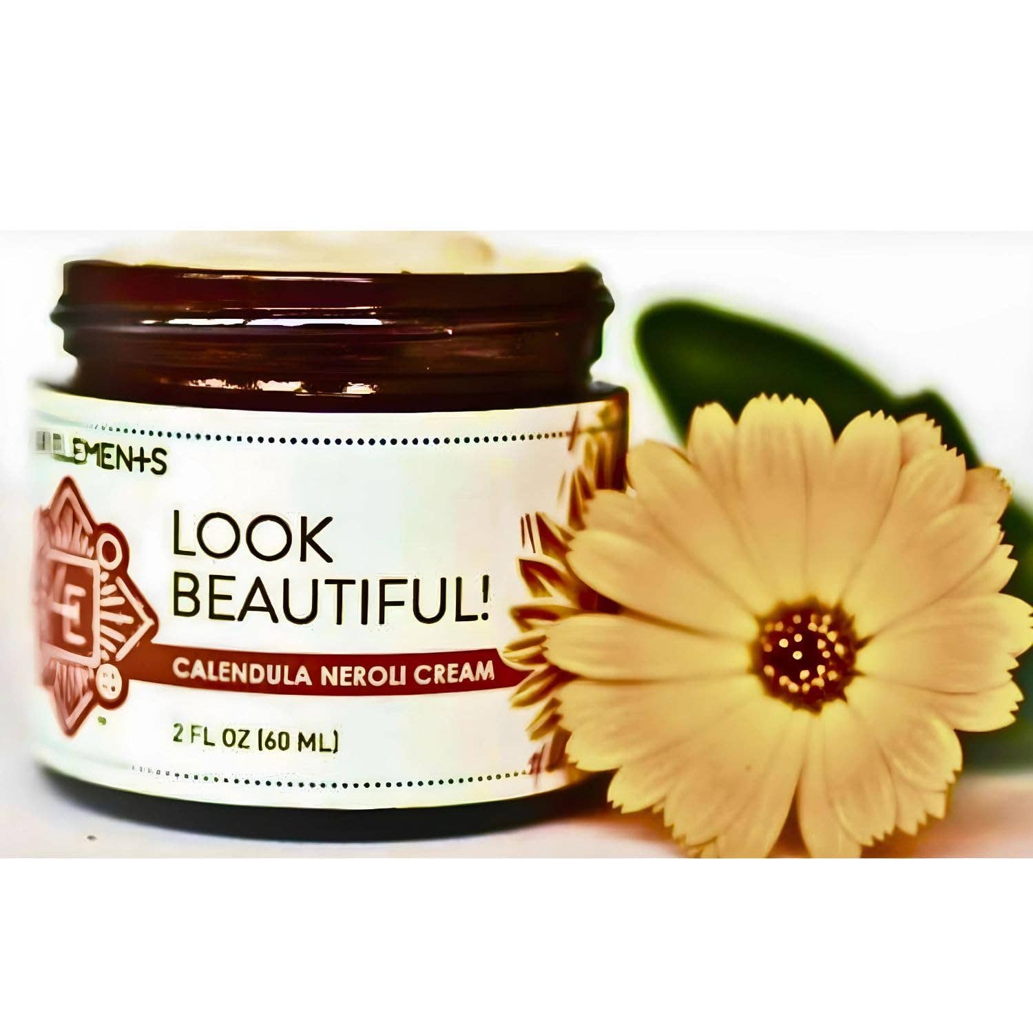 Four Elements Organic Herbals - Wholesale Facial Moisturizer - Look Beautiful! Moisture Cream - 2 oz6