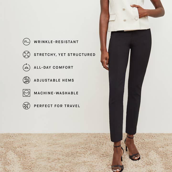 M.M.LaFleur - Wholesale Pants - Women's - Foster Pant - PowerStretch :: Black