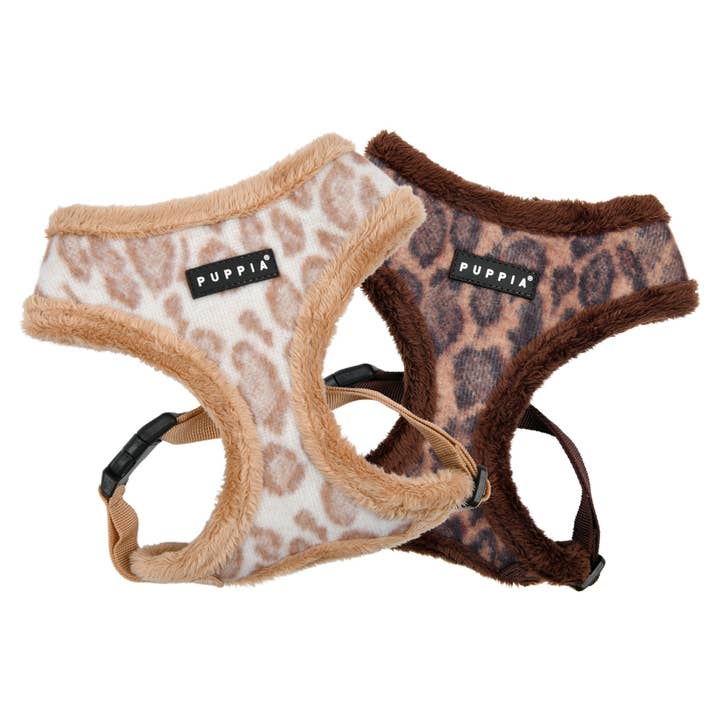 KOVO DOG HARNESS OVER-THE-HEAD ADJUSTABLE LEOPARD PRINT for wholesale by Puppia International Inc.
