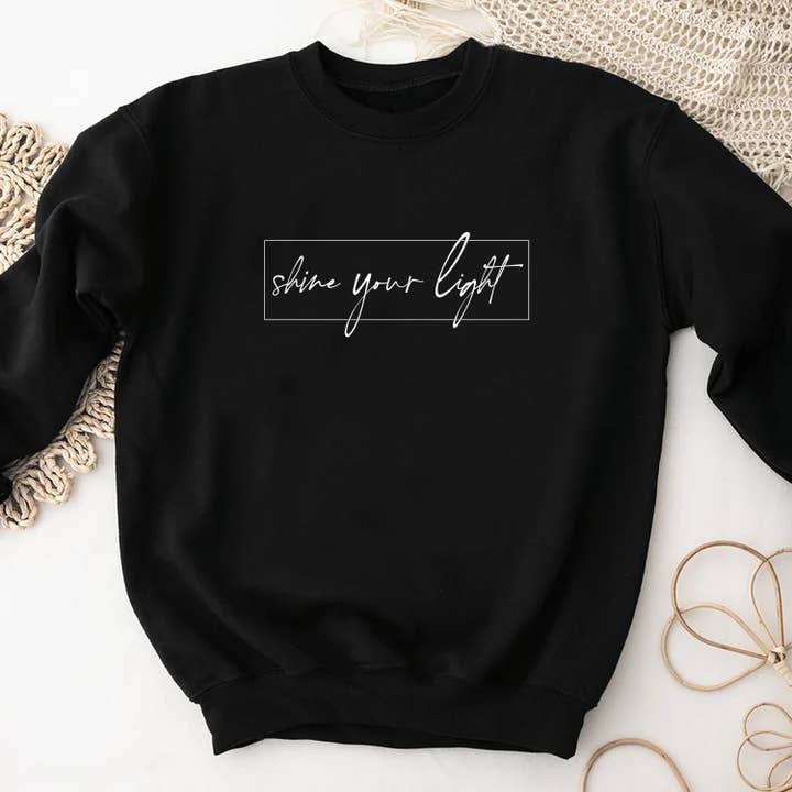 STARCHIS - Wholesale Graphic Sweatshirt - Women's - Shine your light0