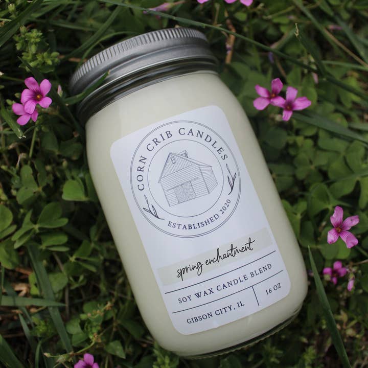 Spring Enchantment for wholesale by CORN CRIB CANDLES
