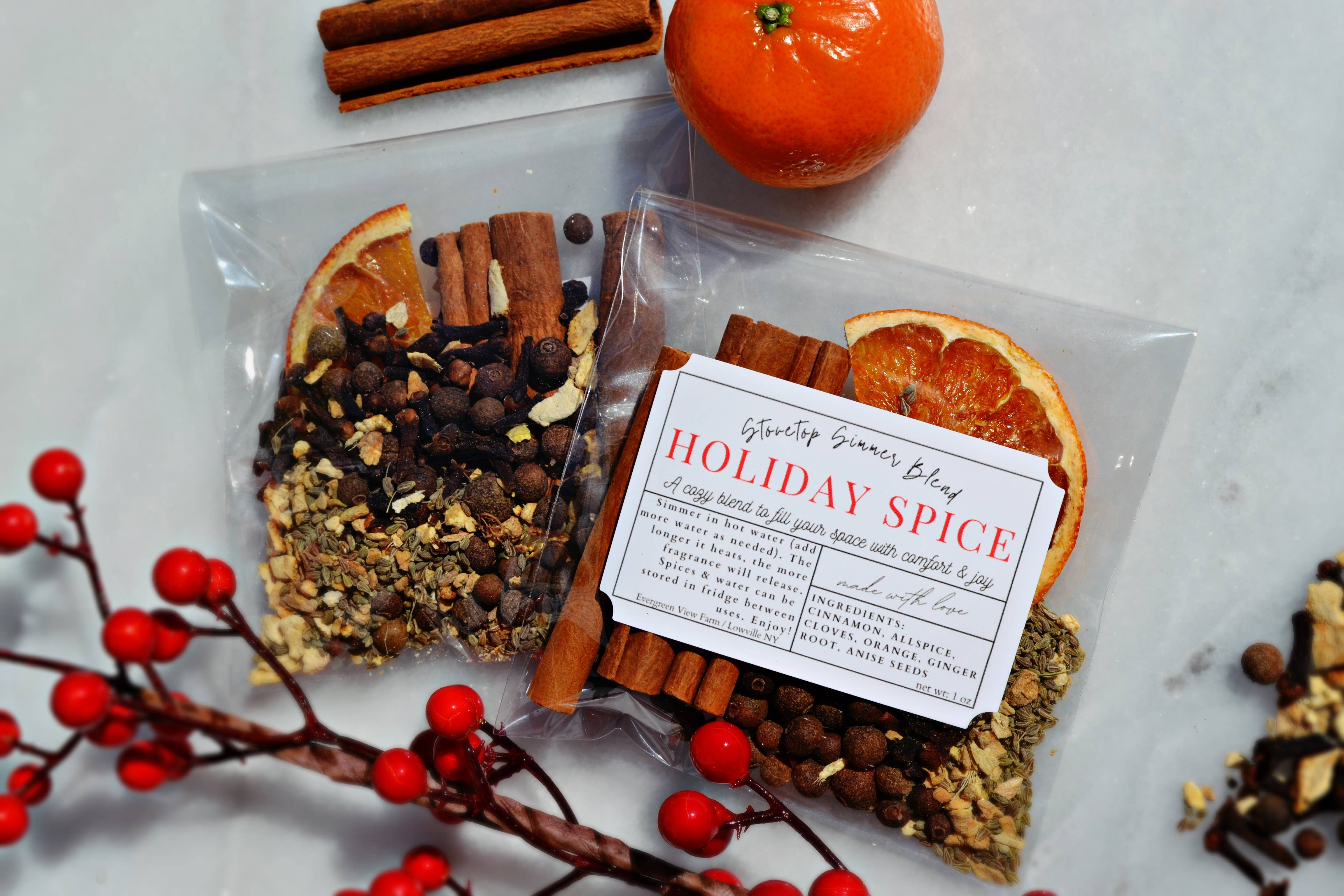 Evergreen View Farm - Wholesale Potpourri - Simmer Stovetop Potpourri Holiday Spice Fall Christmas Blend19