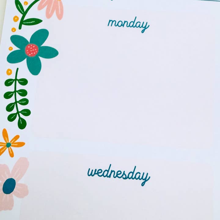 AMW the studio - Wholesale Notepad - Flower Pops Notepads5