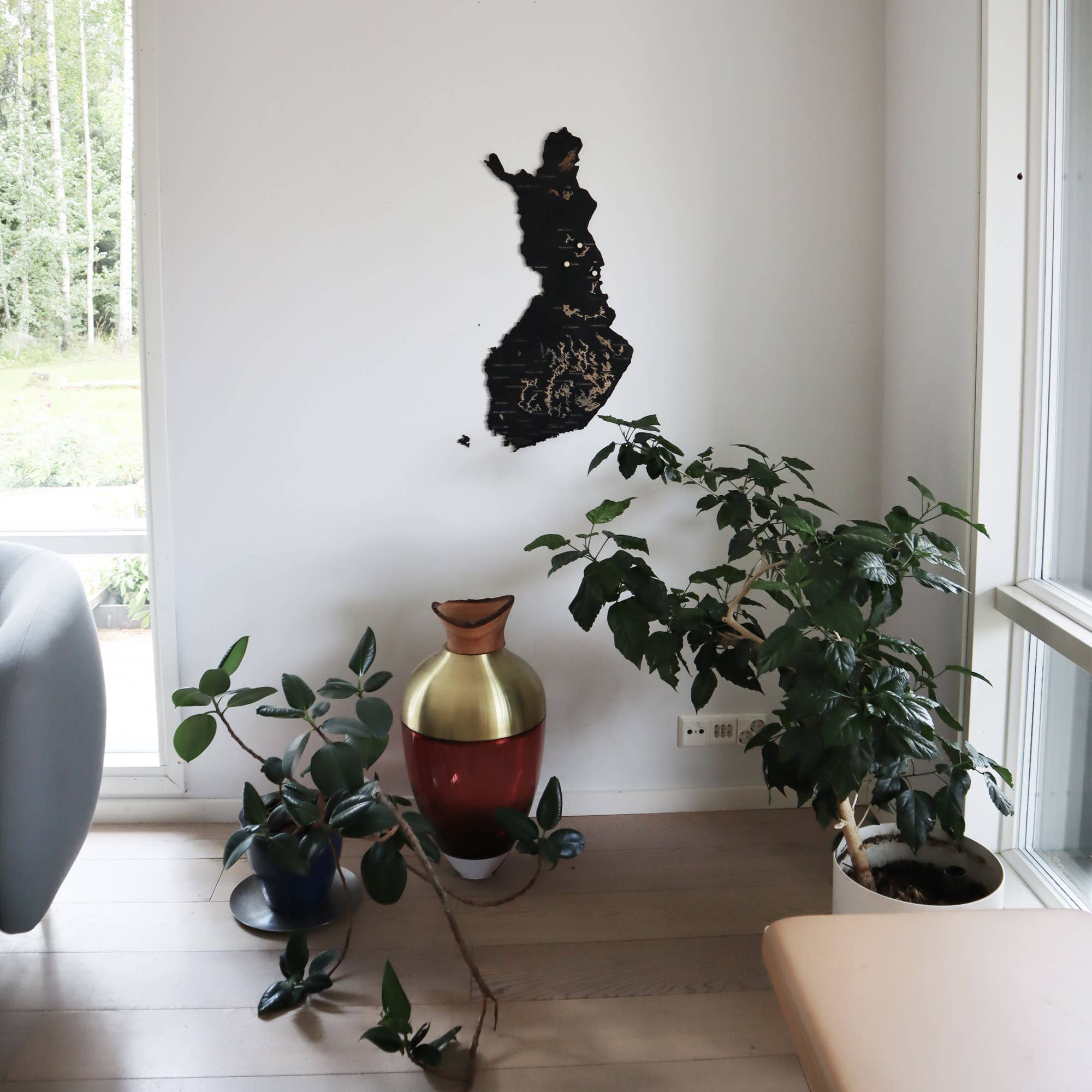 Papurino - Wholesale Map - Wooden Map of Finland with cities5